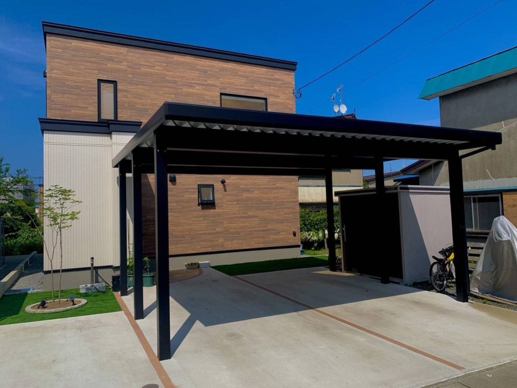 カーポート　コンクリート
