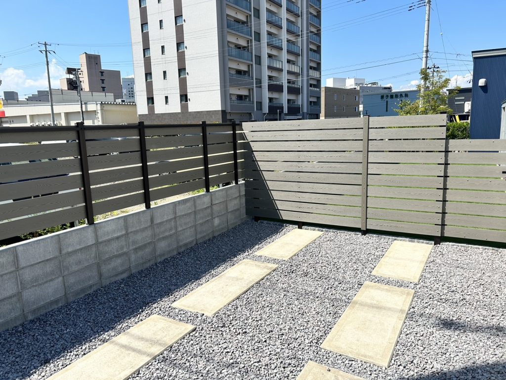 フェンス　外構工事　八戸　