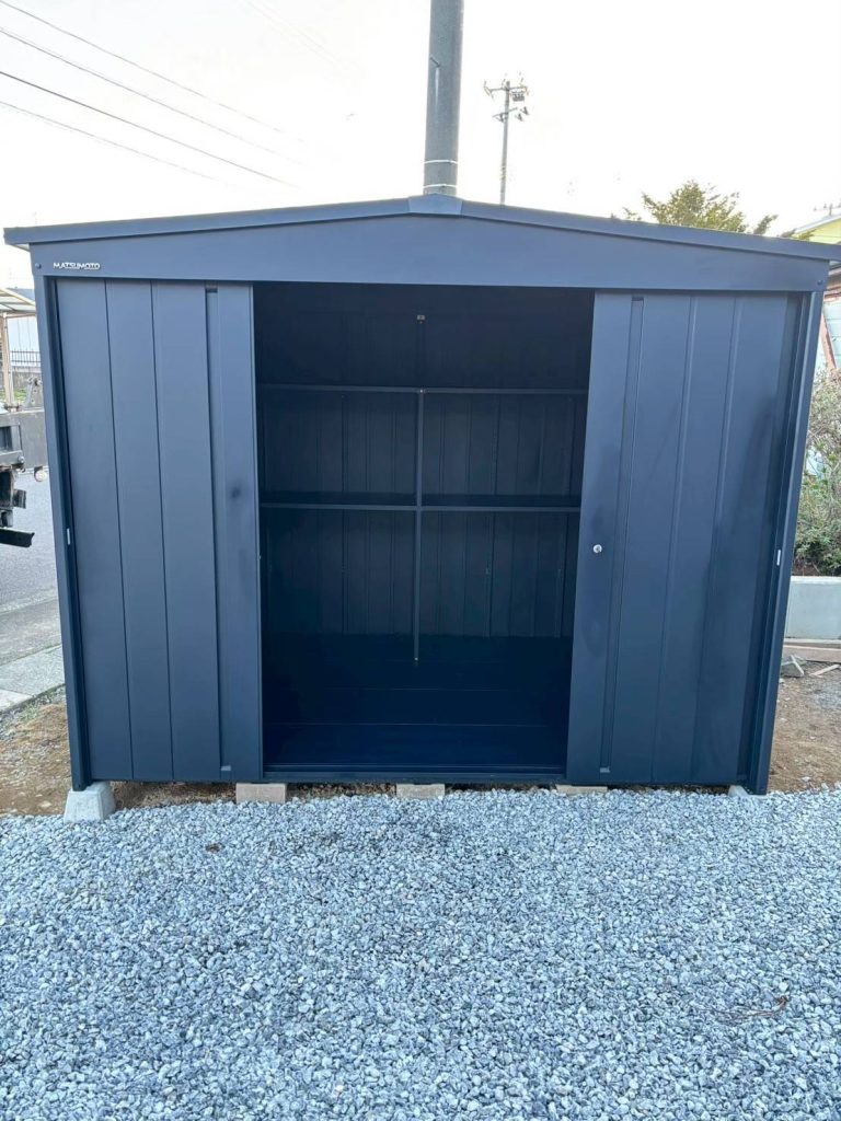 物置　三沢市　外構工事
