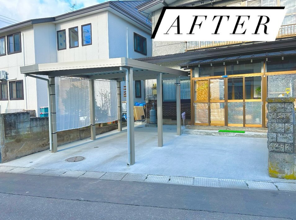 カーポート　エクステリア　青森