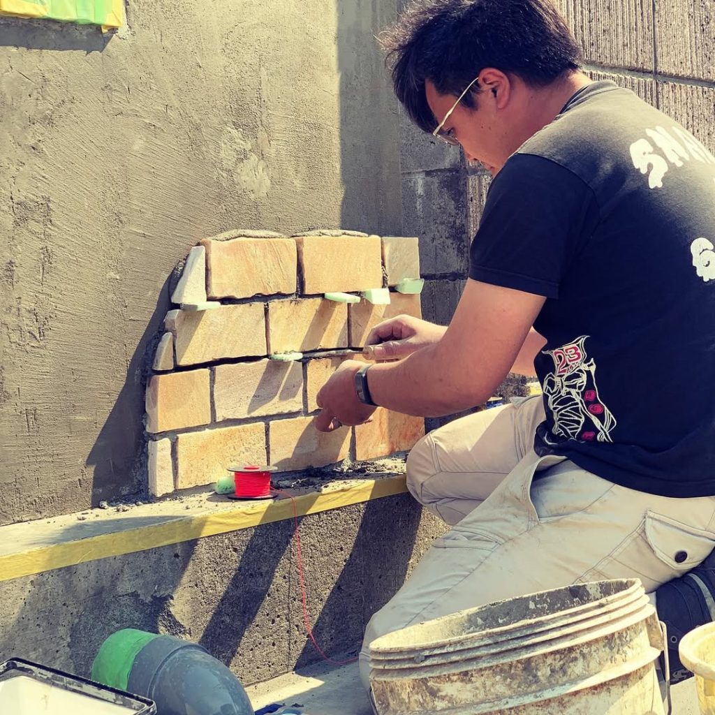 外壁　ブロック　八戸市